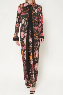 MAXI CAMISERO MANILA CRISTAL BLACK -Es Fascinante maxi camisero manila cristal black dresses juan vidal 670687