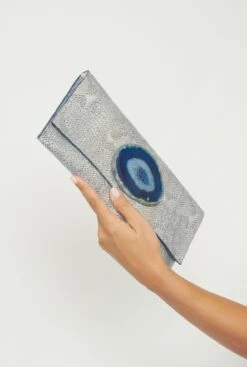 MAXI PREMIUM GRABADO PLATEADO CELESTE - AGATA AZUL 8 MAXI PREMIUM GRABADO PLATEADO CELESTE - AGATA AZUL -Es Fascinante maxi premium grabado plateado celeste agata azul hand bags ecue 458704