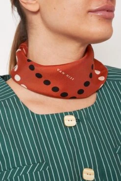 Mini-dot Scarf Caldera 9 Mini-dot Scarf Caldera -Es Fascinante mini dot scarf caldera foulards scarves van hise 122945