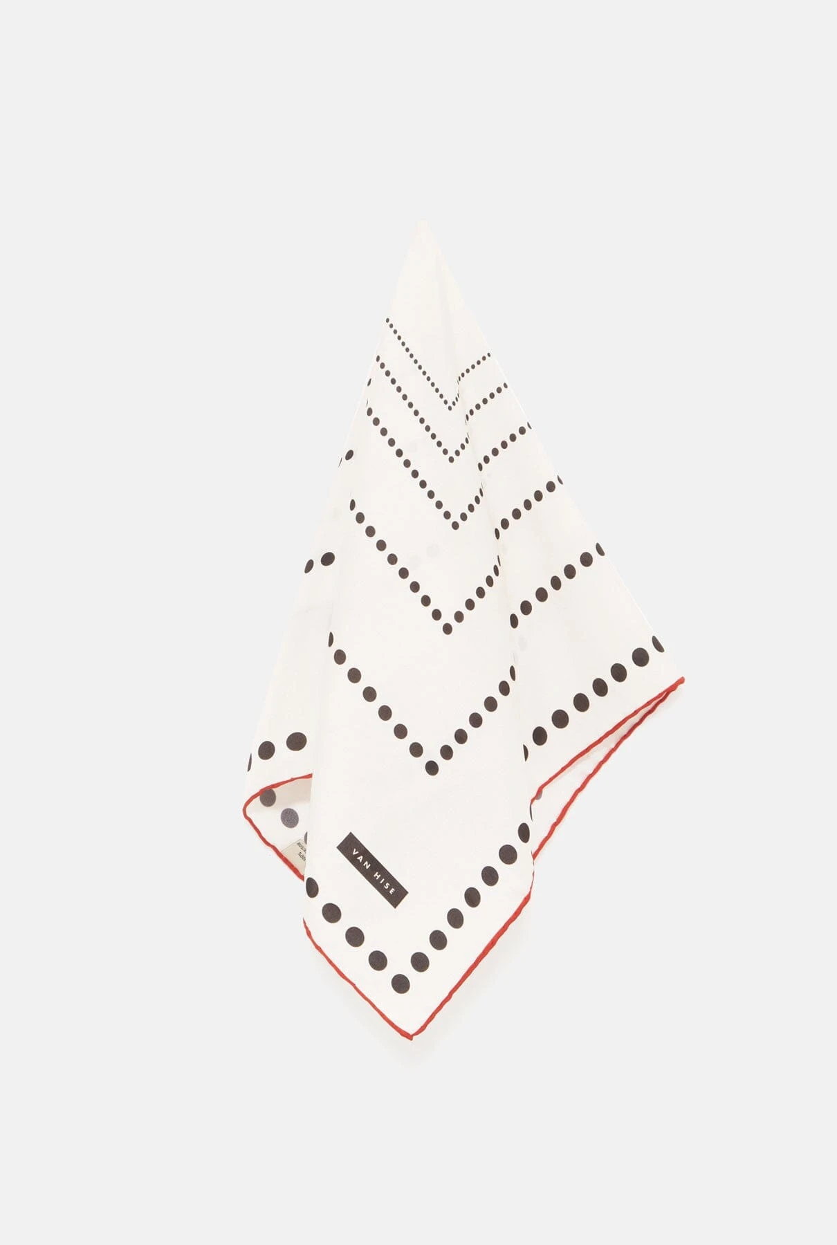 Mini Dot Scarf White 3 Mini Dot Scarf White