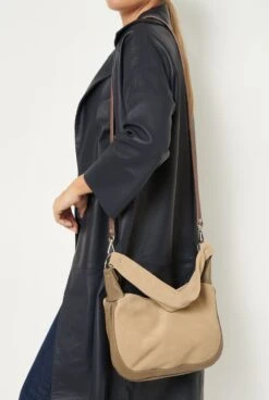 Mink Suede Gondola -Es Fascinante mink suede gondola crossbody bags dalas 327204