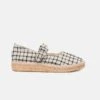 MIRU BLACK CHECK -Es Fascinante miru black check espadrilles naguisa 548369