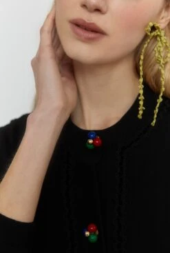 Montse Cardigan - Black -Es Fascinante montse cardigan black sweaters laia alen 207933