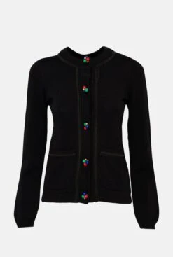Montse Cardigan - Black -Es Fascinante montse cardigan black sweaters laia alen 462513