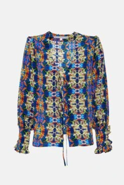 Ocean Reef Blouse -Es Fascinante ocean reef blouse shirts blouses arena martinez 218579
