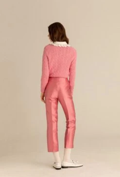 Pantalón Wren Rosa -Es Fascinante pantalon wren rosa trousers kolonaki 924897