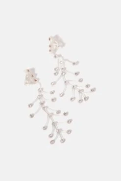 Pendientes Julieta Cristal -Es Fascinante pendiente julieta cristal earrings joaquin blanco 639656