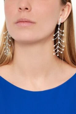 Pendientes Julieta Cristal -Es Fascinante pendiente julieta cristal earrings joaquin blanco 668423