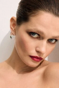 Pendientes Sasa M Tanzanitas -Es Fascinante pendientes sasa m tanzanitas earrings gold roses 976781