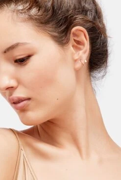 PENDIENTES SATÉLITE DE SAUDADE -Es Fascinante pendientes satelite de saudade earrings gold roses 771483