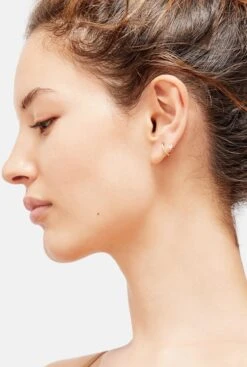 PENDIENTES SATÉLITE DE SAUDADE - Single Unit -Es Fascinante pendientes satelite de saudade single unit earrings gold roses 570891