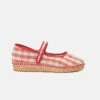 PEONIA RED CHECK -Es Fascinante peonia red check espadrilles naguisa 222162