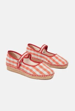 PEONIA RED CHECK 8 PEONIA RED CHECK -Es Fascinante peonia red check espadrilles naguisa 518671