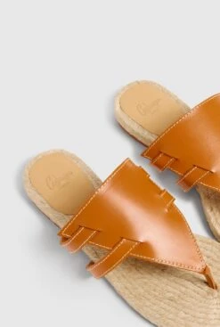 Castañer PIARA/187 CUERO 10 Castañer PIARA/187 CUERO -Es Fascinante piara187 cuero flat sandals castaner 458182