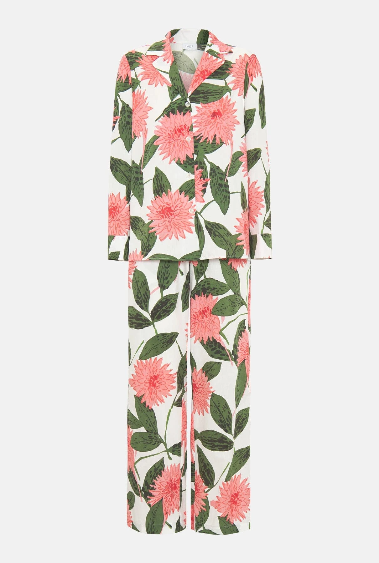 Pink Cotton Floral Pajamas 5 Pink Cotton Floral Pajamas - Imagen 3