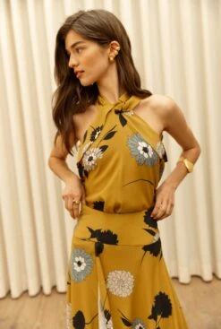 Top Nina Dahlia Mostaza