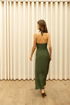 Vestido Jagger Verde -Es Fascinante preorder vestido jagger verde envio 8 de arbil dresses galcon studio 504665