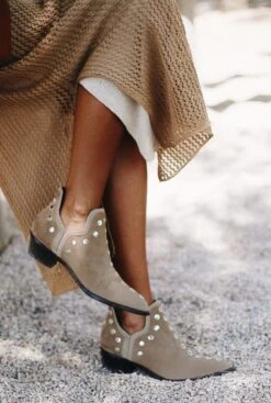 Es Fascinante 22 PUNKY BOOTS ANTE BEIGE 4CM