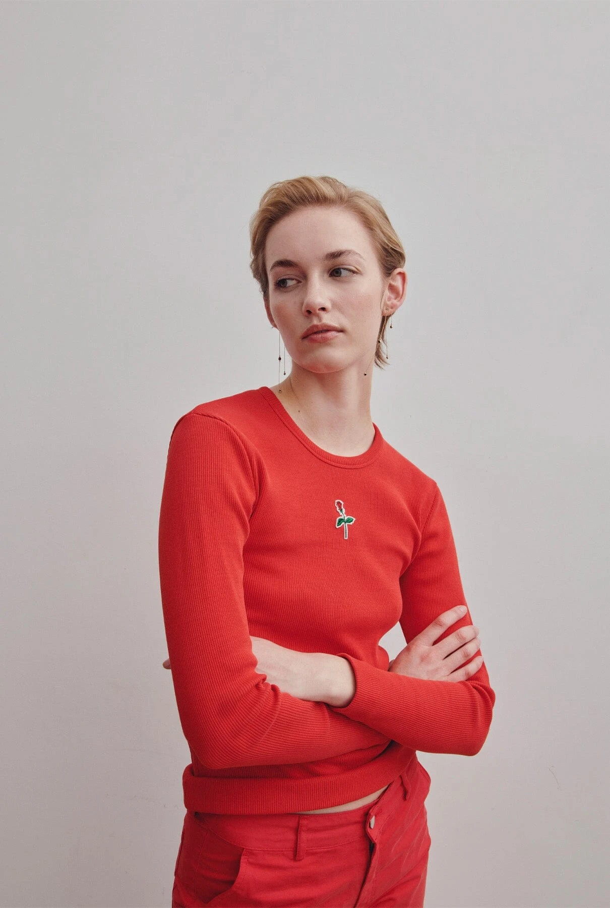 Red Long Tee 5 Red Long Tee - Imagen 3