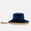 Mavari Flow Reversible Hat Blue 1 Mavari Flow Reversible Hat Blue -Es Fascinante reversible bicolour velvet hat blue hats gakomi 911260