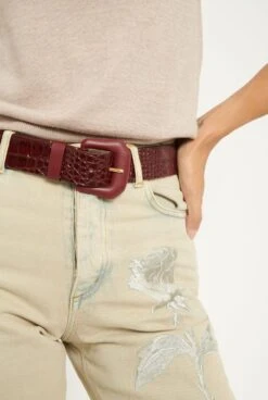 Rousillon Burdeos -Es Fascinante roussillon burgundy belts baltei studio 651735