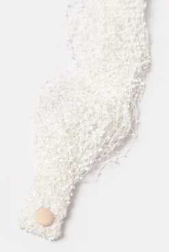 Rubber White Necklace -Es Fascinante rubber white necklace neckclace victoria de talhora 663310