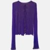 Sicilia Cardigan Purple -Es Fascinante sicilia cardigan purple shirts blouses carlota cahis 704988