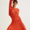 Sicilia Skirt Red 2 Sicilia Skirt Red -Es Fascinante sicilia skirt red skirts carlota cahis 310259