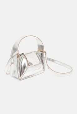 Silver Mini Bowl Bag -Es Fascinante silver mini bowl bag mini bags habey club 565118