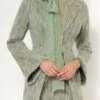 Soft Green Knit Blazer -Es Fascinante soft green knit blazer jackets habey club 656992