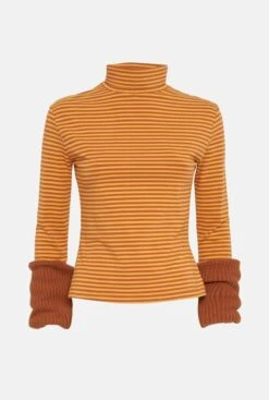 Striped Yellow Mustard Jumper