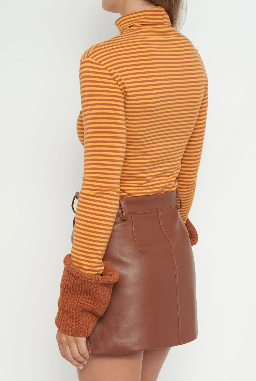 Striped Yellow Mustard Jumper 6 Striped Yellow Mustard Jumper - Imagen 4