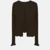 Taormina Cardigan Black 1 Taormina Cardigan Black -Es Fascinante taormina cardigan black shirts blouses carlota cahis 181181