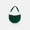 The Baby GONDOLA Bag VELVET - Color BOSQUE -Es Fascinante the baby gondola bag velvet color bosque mini bags the bag lab 506739