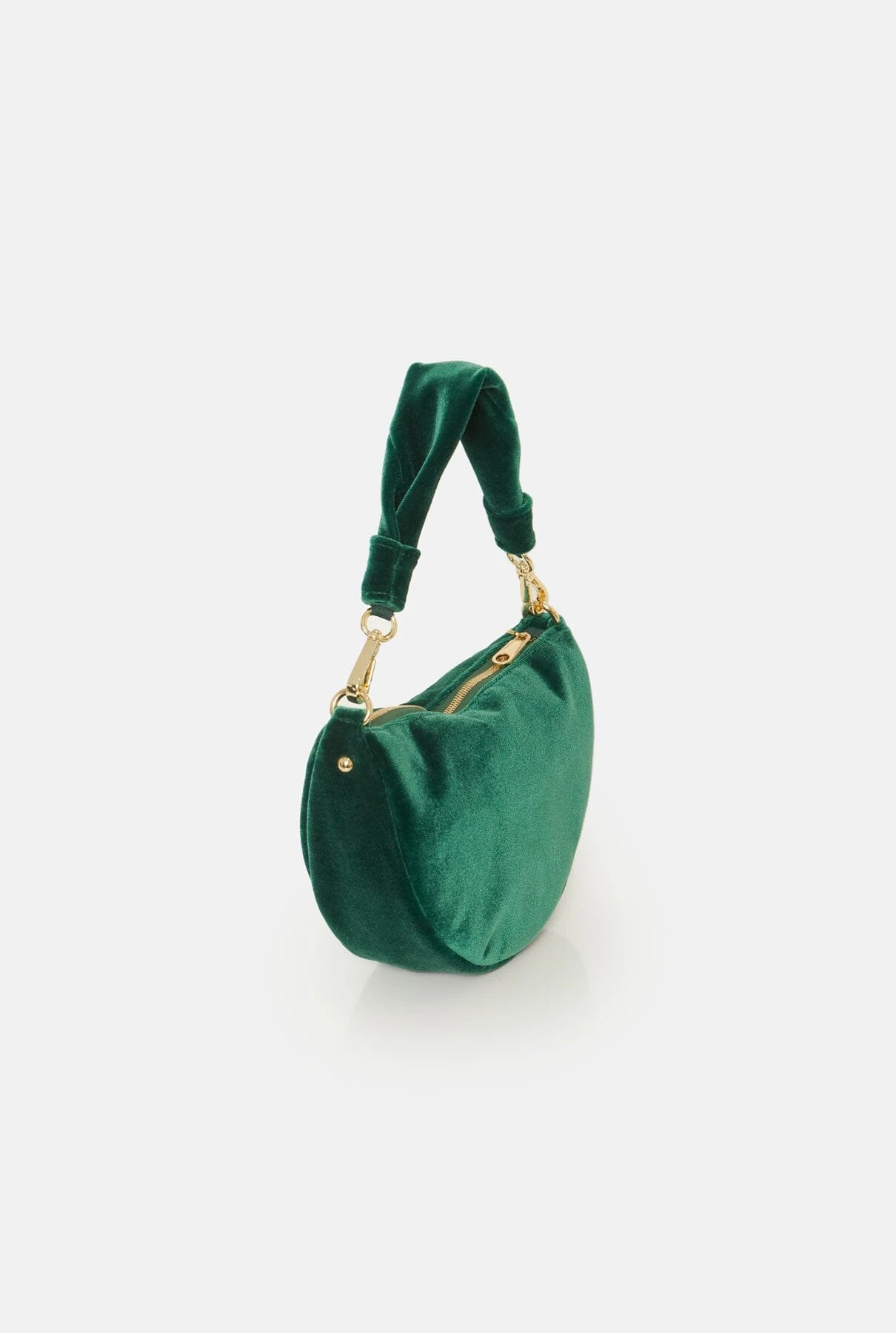 The Baby GONDOLA Bag VELVET - Color BOSQUE 4 The Baby GONDOLA Bag VELVET - Color BOSQUE - Imagen 2