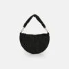 The Baby Gondola Raso Plisé Black -Es Fascinante the baby gondola raso plise black hand bags the bag lab 669177
