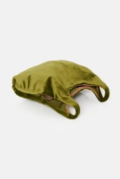 The Baby Julia Bag New Velvet Olive Green -Es Fascinante the baby julia bag new velvet olive green mini bags the bag lab 127577