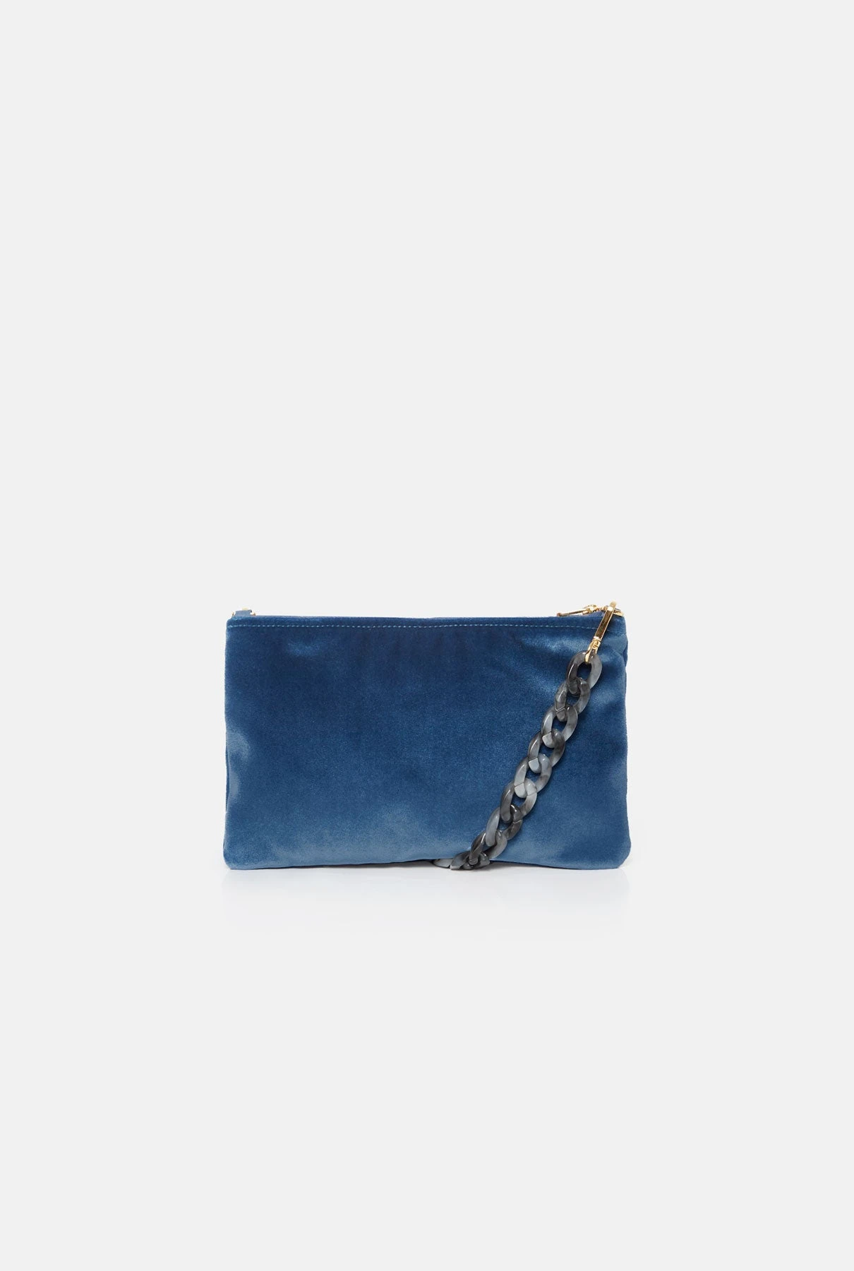The Mini Gala Clutch New Velvet Blue 3 The Mini Gala Clutch New Velvet Blue