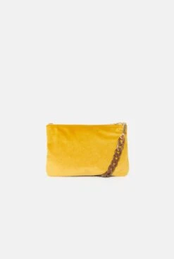 The Mini Gala Clutch New Velvet Ocre