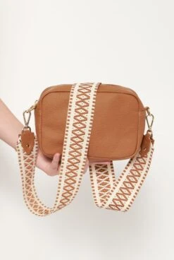 The Mini Sabela Bag Camel -Es Fascinante the mini sabela bag camel crossbody bags the bag lab 172298