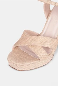 TIZIANA RAFIA 9,5CM -Es Fascinante tiziana rafia 95cm heels micuir 738023