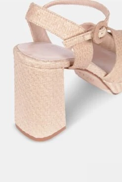 TIZIANA RAFIA 9,5CM -Es Fascinante tiziana rafia 95cm heels micuir 846547
