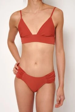 Top Triangulo Regulador Terracota -Es Fascinante top triangulo regulador terracota swimwear elena morales 466843