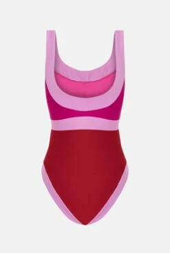 TRAJE DE BAÑO HORIZONTE ISLA FUCSIA / FRESA -Es Fascinante traje de bano horizonte isla fucsia fresa swimwear mur swimwear 826531
