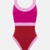 TRAJE DE BAÑO HORIZONTE ISLA FUCSIA / FRESA