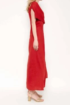 Vestido Uga Rojo -Es Fascinante uga dress red dresses alava brand 845820