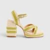Castañer VEGA/201 NATURAL/PISTACHO -Es Fascinante vega201 naturalpistacho heels castaner 629997