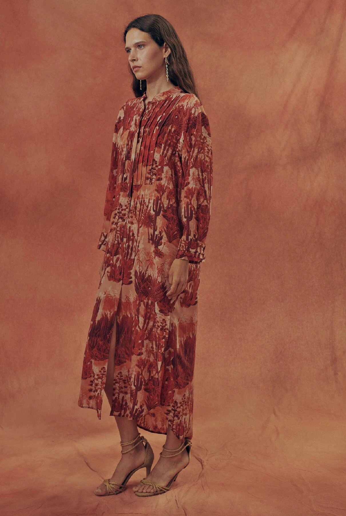 Vestido Camisero Estampado "Majorelle" 5 Vestido Camisero Estampado "Majorelle" - Imagen 3