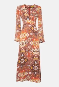 VESTIDO IKAT MOSTAZA -Es Fascinante vestido ikat mostaza dresses philippa 1970 729260