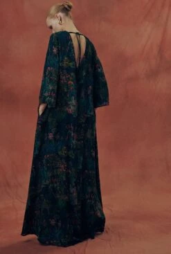 Vestido Largo Kaftan Estampado "Majorelle" 7 Vestido Largo Kaftan Estampado "Majorelle" -Es Fascinante vestido largo kaftan estampado majorelle dresses ailanto 419627